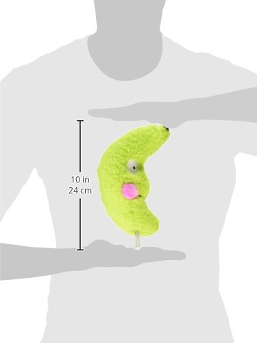 8 Inch Green Moon Celestial Smiles Plush Toy - Soft Stuffed Animal for Kids, Nursery Decor & Space Themed Gifts