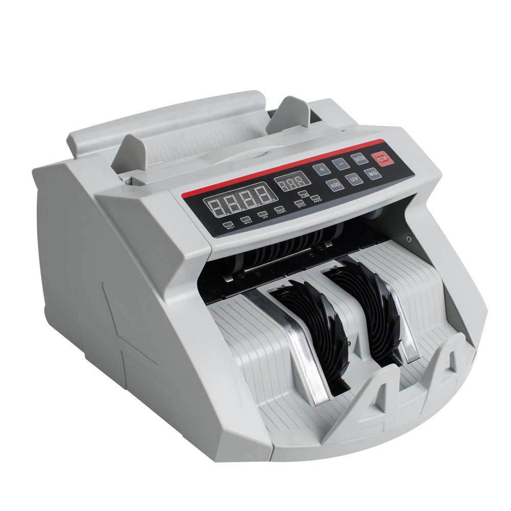 Professional UV/MG Money Counter Machine with Counterfeit Detection - Fast & Accurate Bill Currency Counter for Banks, Retail Stores, and Small Businesses