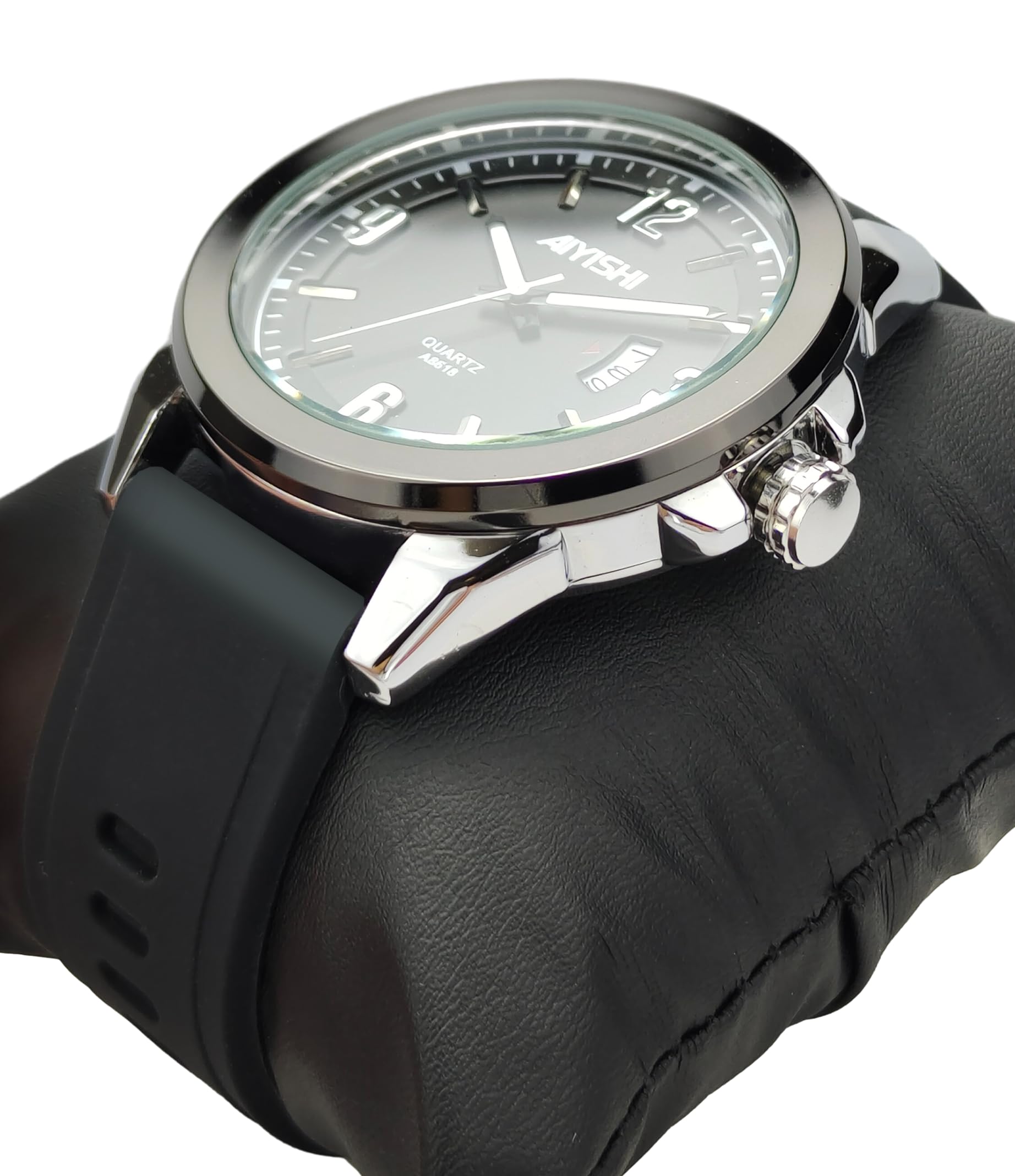 Men's Stylish Waterproof Wrist Watch - Calendar, Casual, Business & Sport Military Watch with Durable Rubber Silicone Band | Perfect for Everyday Wear, Office, Outdoor Activities & Gifts