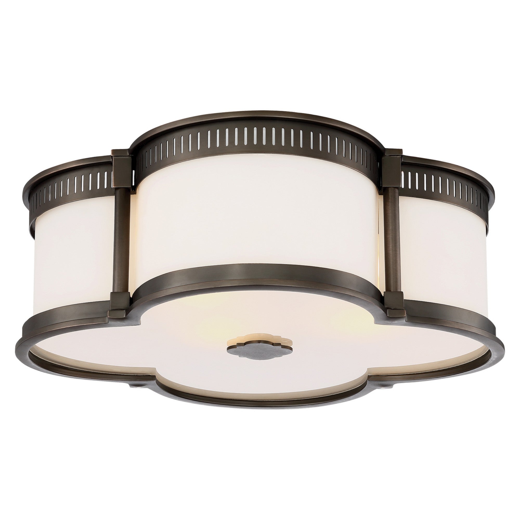 16 Inch LED Flush Mount Ceiling Light Fixture, 3000K Warm White, Bronze Finish - Perfect for Bedroom, Kitchen, Hallway and Office Lighting