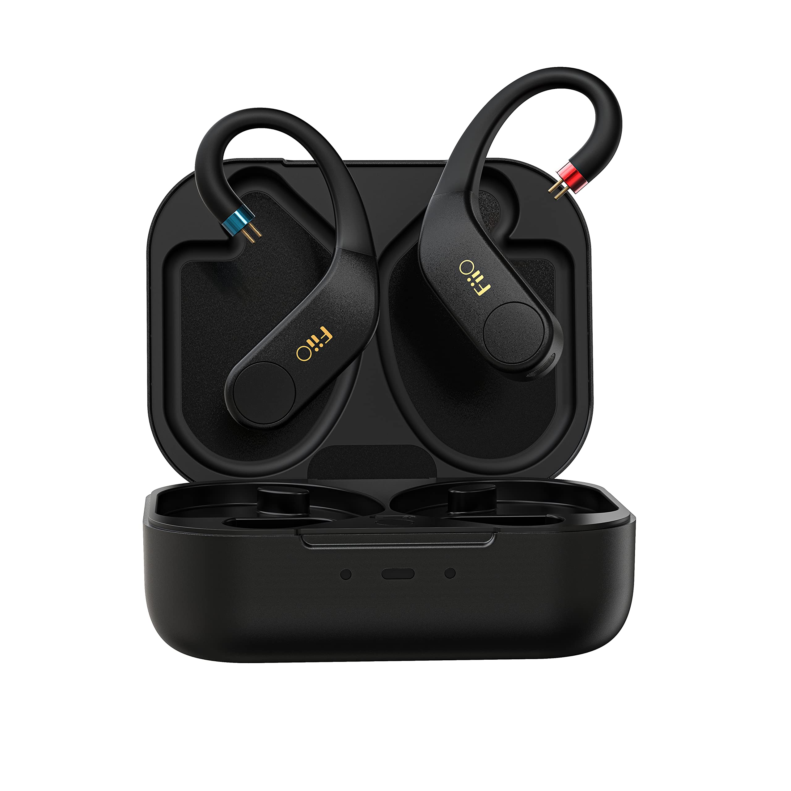 FiiO UTWS5 Hi-Res Wireless Bluetooth 5.2 Ear Hook Amplifier - 96kHz/24bit Audio, 30hr Battery Life, IPX4 Waterproof, 0.78mm 2-Pin Connector - Perfect for Gym, Running & Travel
