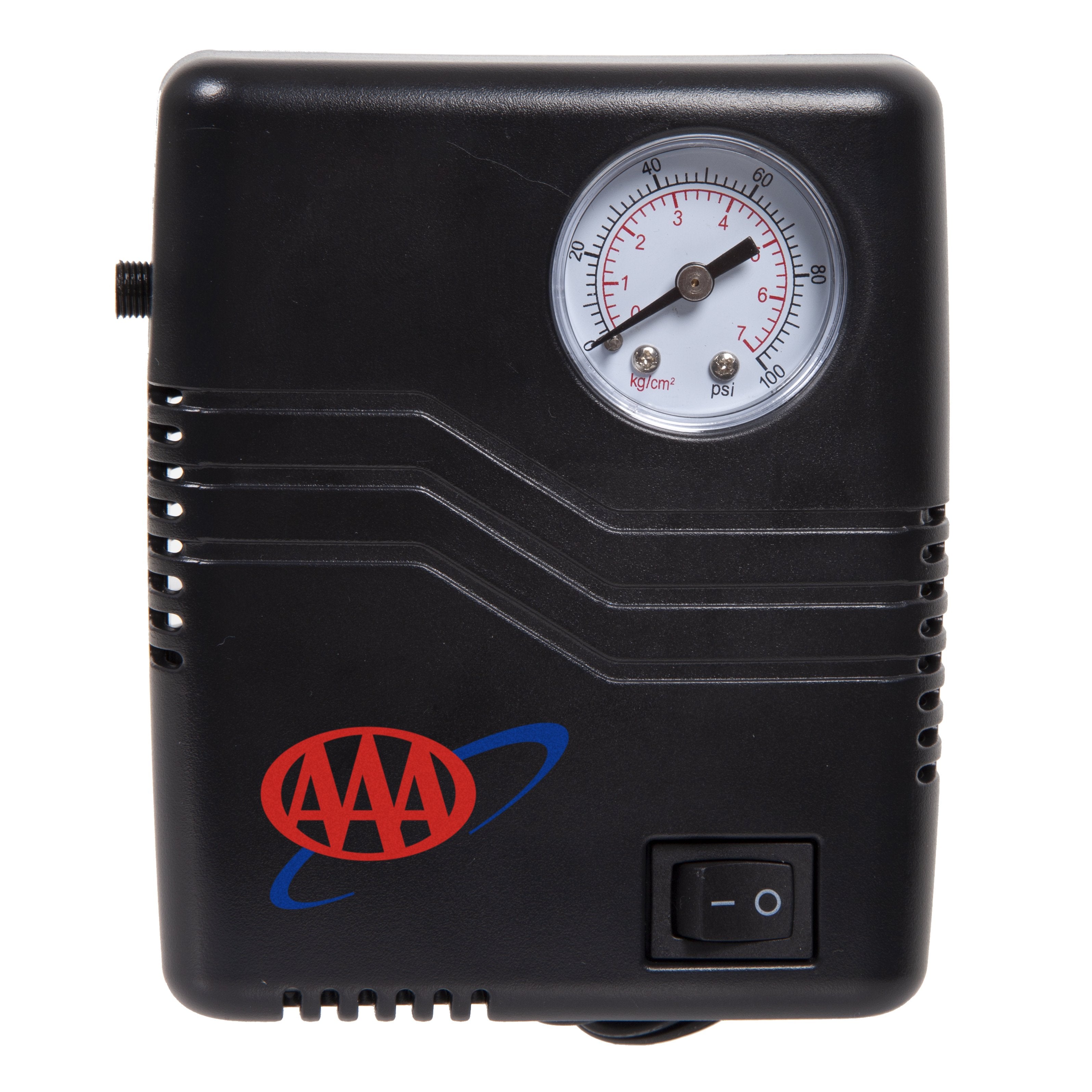 Portable AAA Mini Tire Air Inflator - 12V DC Electric Air Compressor for Cars, Bikes & Motorcycles - Fast Inflation with Digital Pressure Gauge - Perfect for Emergency Roadside Use and Travel