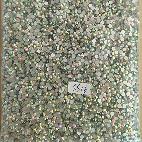 Xuccus Wholesale 200Gross SS12 Hematite Flatback Rhinestones - Non Hot Fix Crystal Glass Strass for Nail Art, DIY Crafts, Jewelry Making & Costume Decorations - Perfect for Nail Designs, Scrapbooking & Fashion Accessories