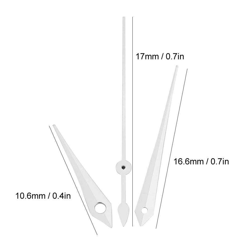 ETA F06.111 Movement Watch Hands Replacement - Gold Tone Watch Accessory Parts (Hour, Minute, Second Hands) for DIY Watch Repair & Customization | Perfect for Watchmakers, Hobbyists & Watch Enthusiasts