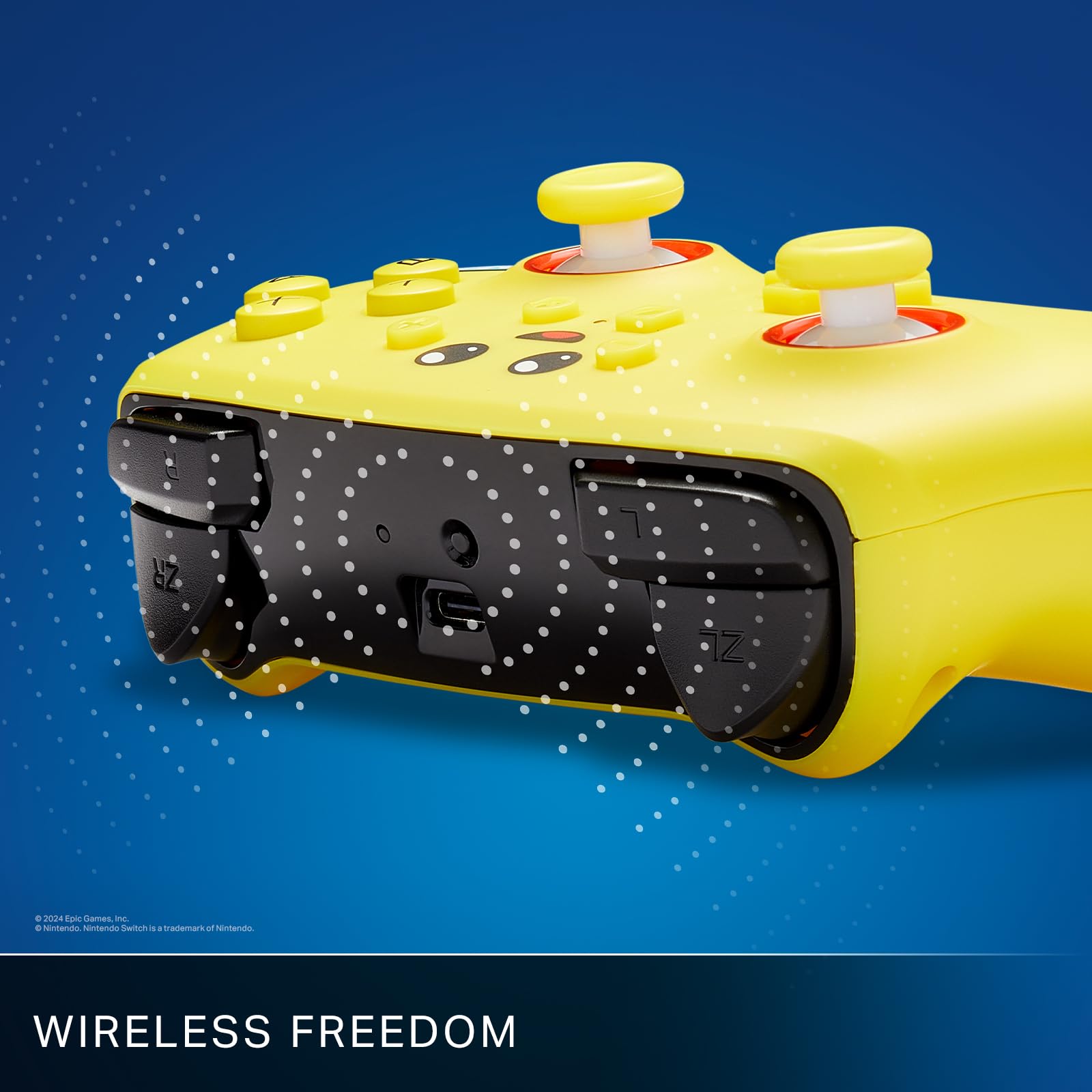 PowerA Enhanced Wireless Controller for Nintendo Switch – Fortnite Peely Edition | Compatible with Switch OLED, Switch Lite & Original Models | Bluetooth Gamepad with Bonus Virtual Item | Perfect for Fortnite Gaming & Multiplayer Sessions