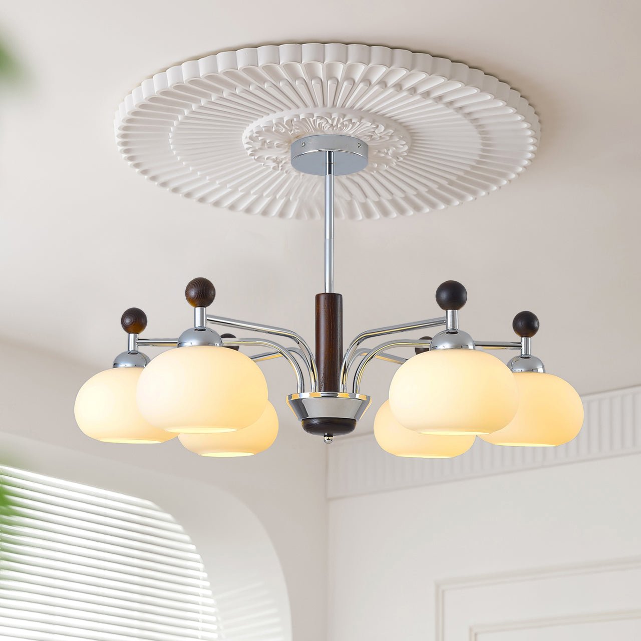 Bogart Chandelier - Elegant Modern Crystal Ceiling Light Fixture for Dining Room, Living Room & Bedroom | Perfect for Home Decor & Interior Design