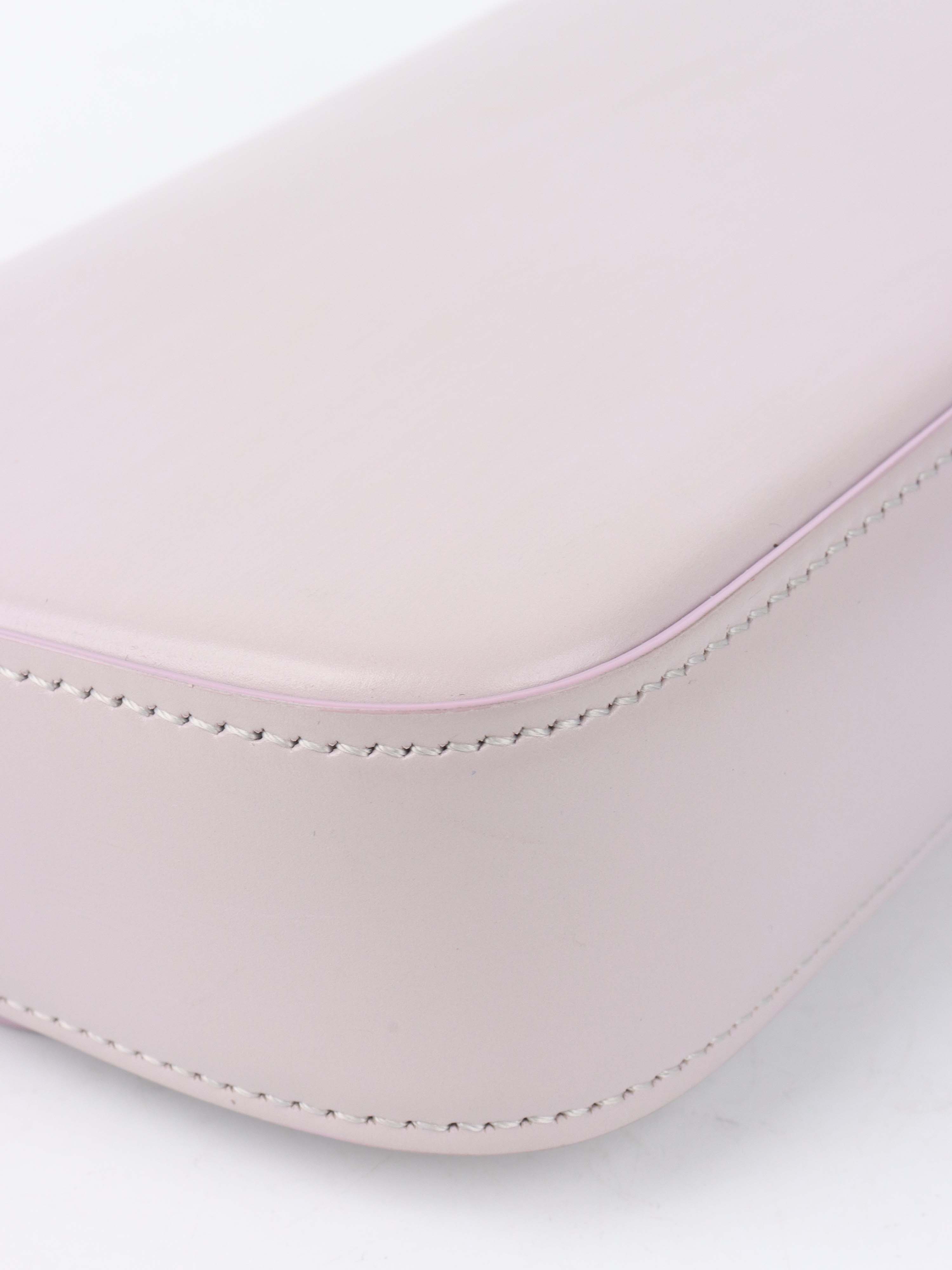 Celine Claude Shoulder Bag in Light Lavender - Women's Luxury Leather Crossbody Purse for Work, Travel & Evening Out