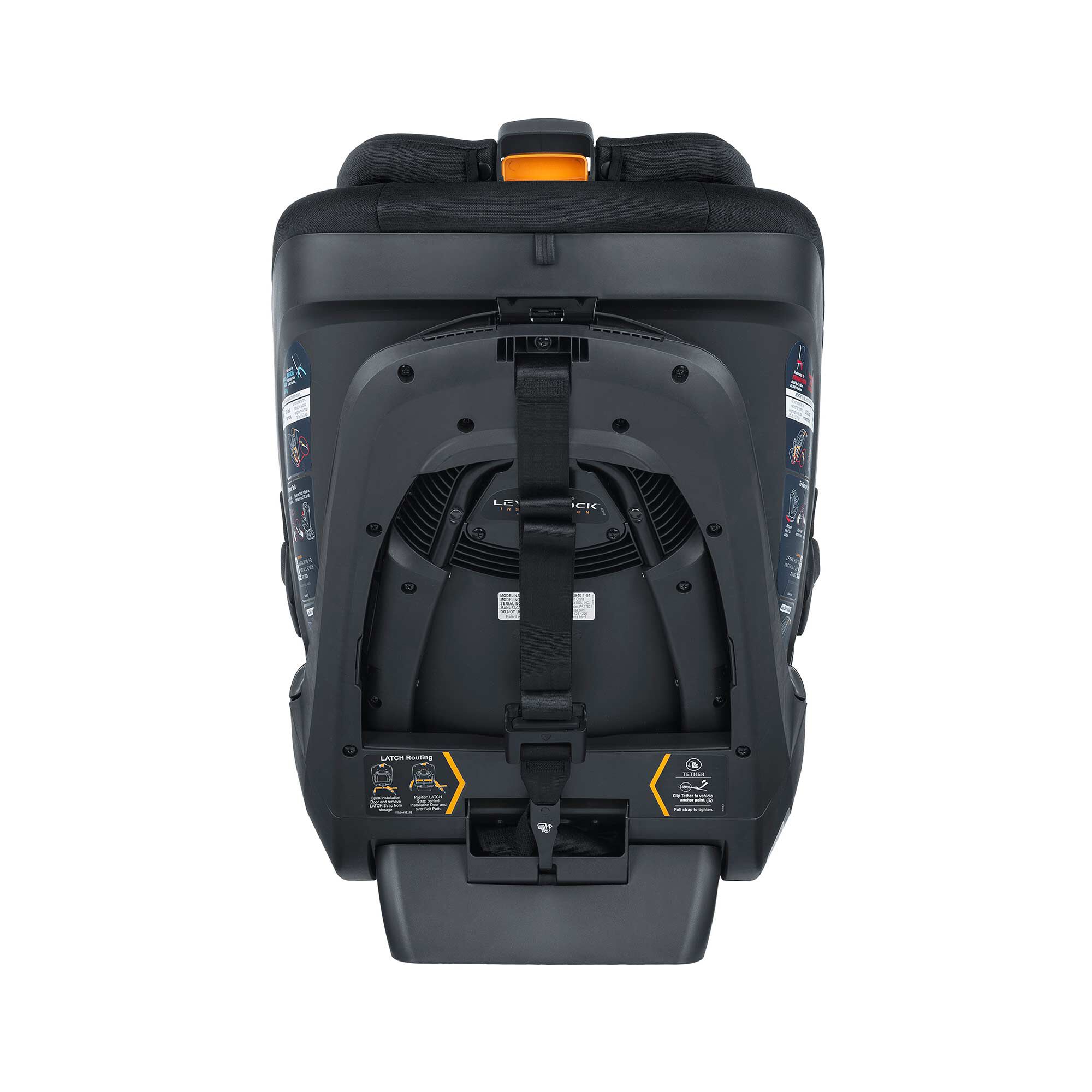 Chicco Fit360 ClearTex Rotating Convertible Car Seat - 360° Swivel, Rear & Forward Facing, Easy Installation for Safe Baby Travel - Perfect for Family Road Trips & Daily Commutes
