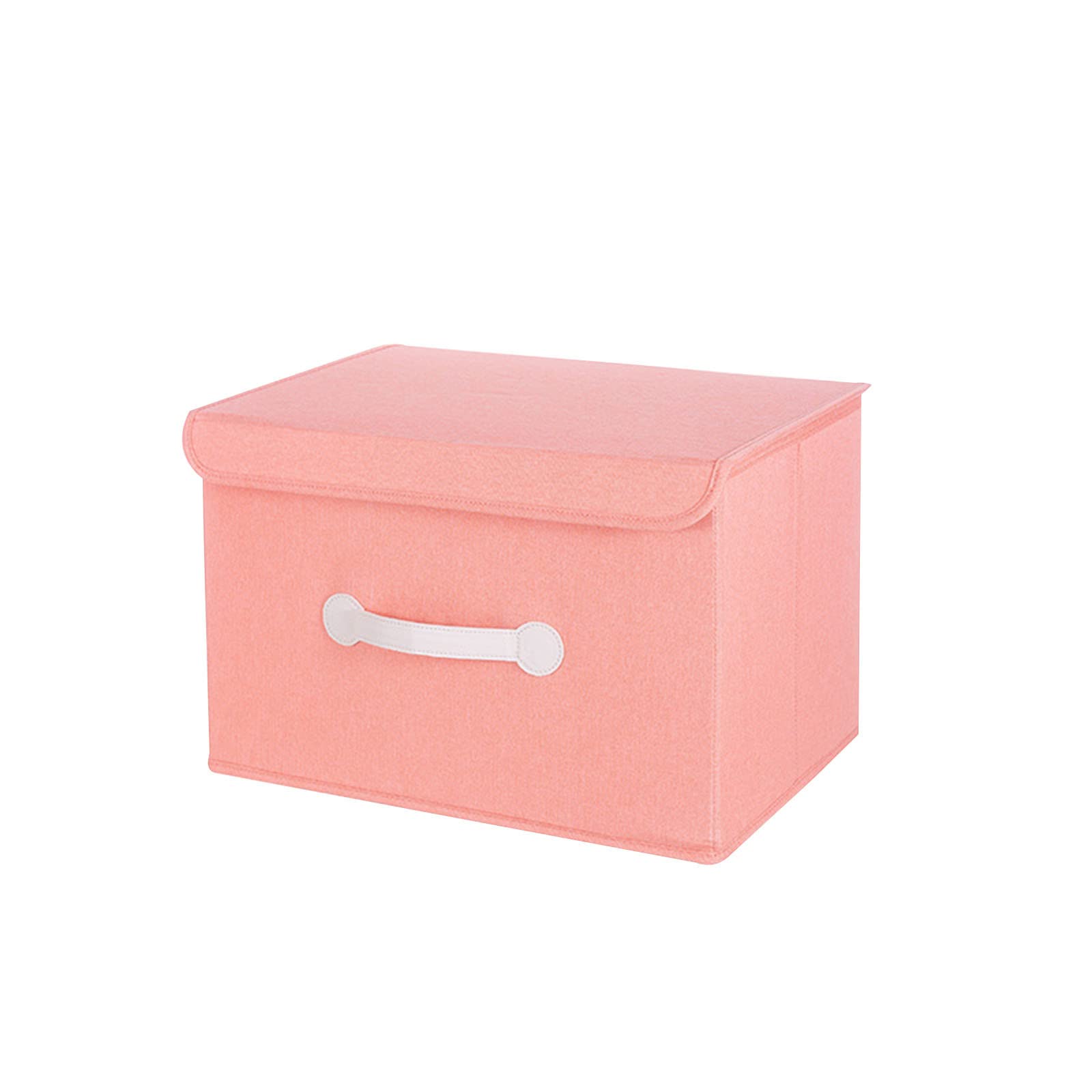 Foldable Washable Oxford Cloth Storage Box with Handles - 9#IB Closet Organizer Bucket Basket for Bedroom, Bathroom & Office Organization