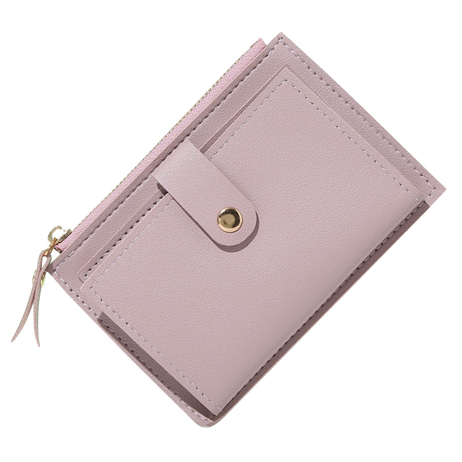 Women's Leather Zip Coin Purse with Multiple Card Slots - Detachable Phone Case Wallet (White) | Perfect for Everyday Use, Travel & Shopping Organizer
