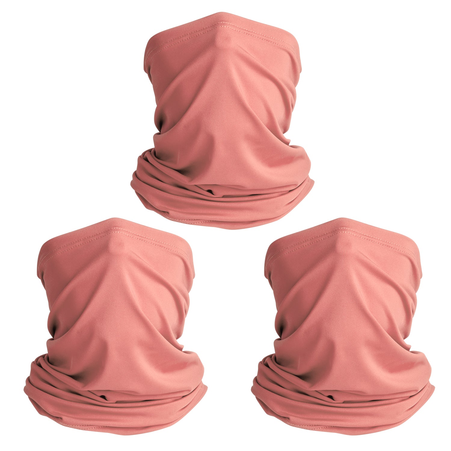 TJKL100 Bandanas Neck Gaiter 3-Pack - Breathable Face Cover for Outdoor Activities, Hiking, Cycling & Sports - UV Protection & Moisture-Wicking Fabric