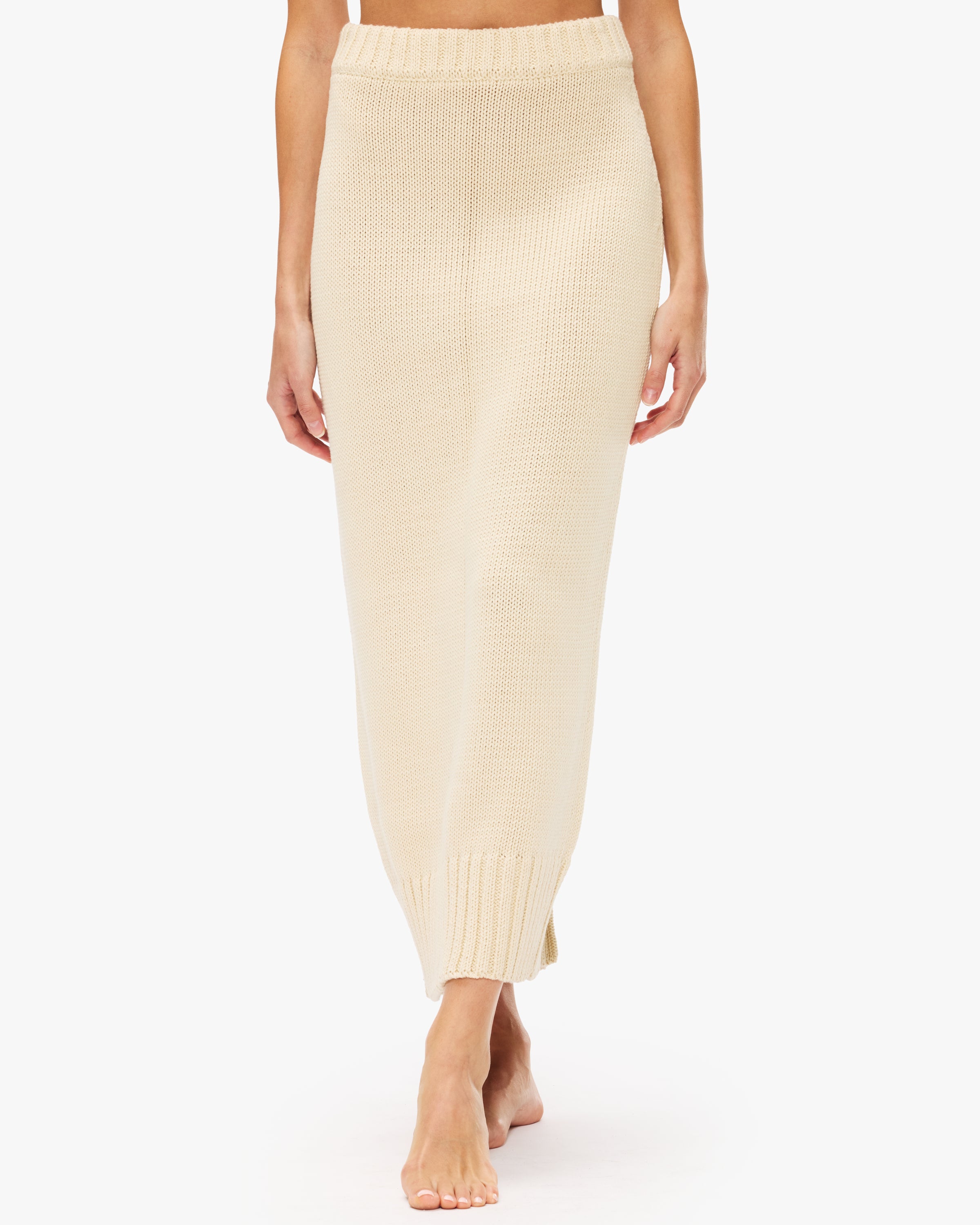NSF Marie Knit Skirt - Women's Stretchy Comfortable High Waist Pencil Skirt for Office, Party & Casual Wear