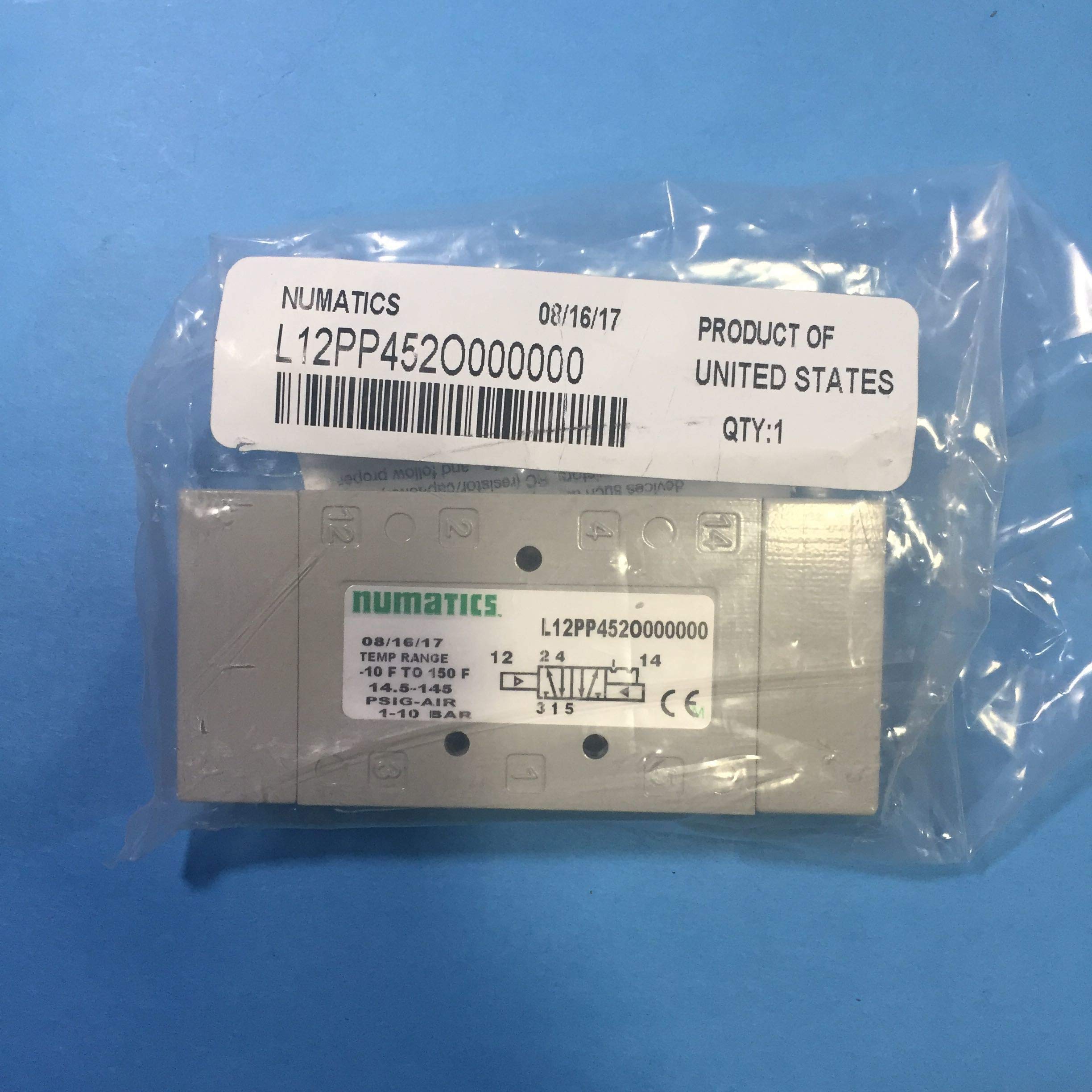 ASCO Numatics L12PP452O000000 L1 Air Pilot Valve - 1/4