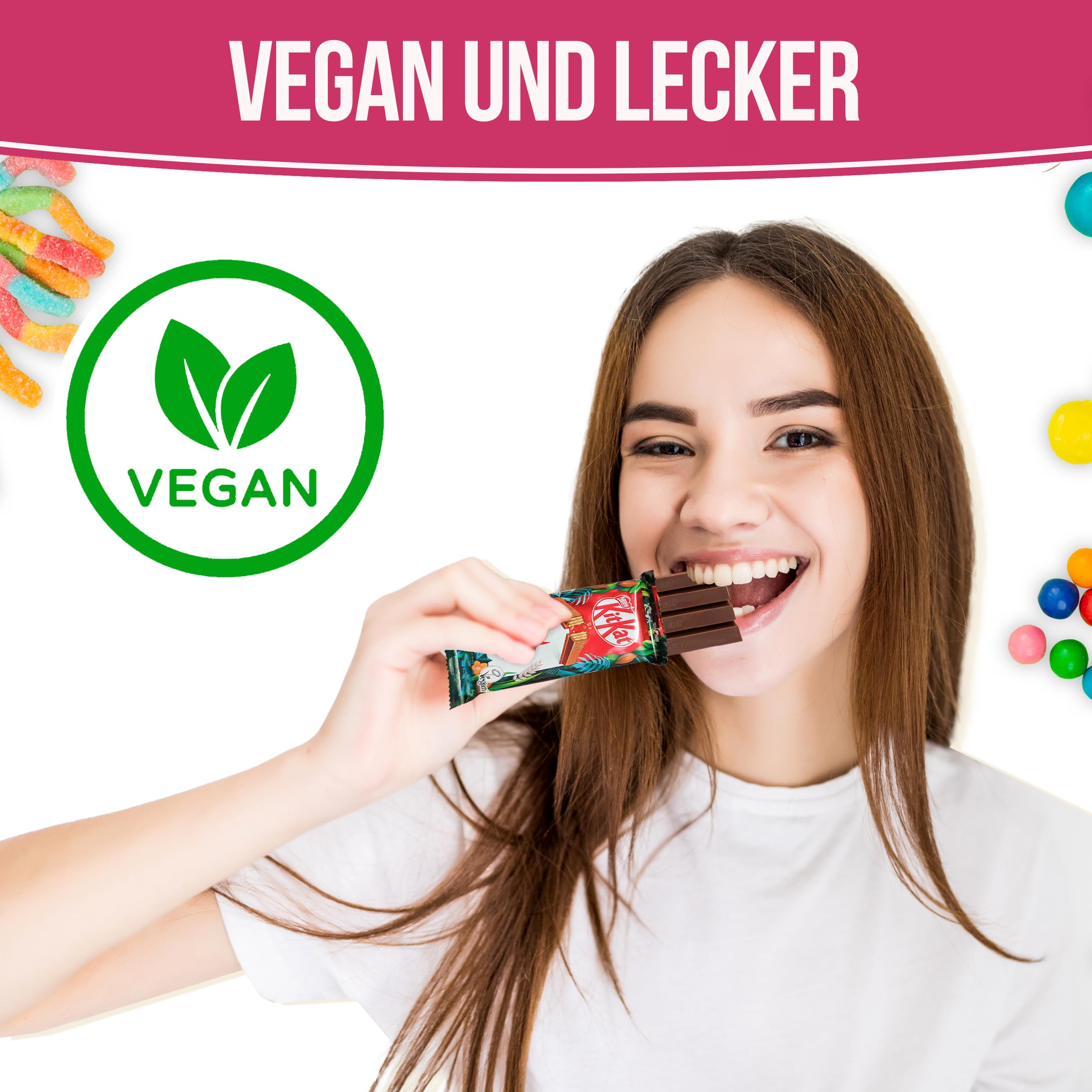 Vegan Candy Box from Around the World - Asian, African, Eastern European, South & North American Sweets & Snacks - Perfect for Gifts, Parties, and Vegan Treat Lovers