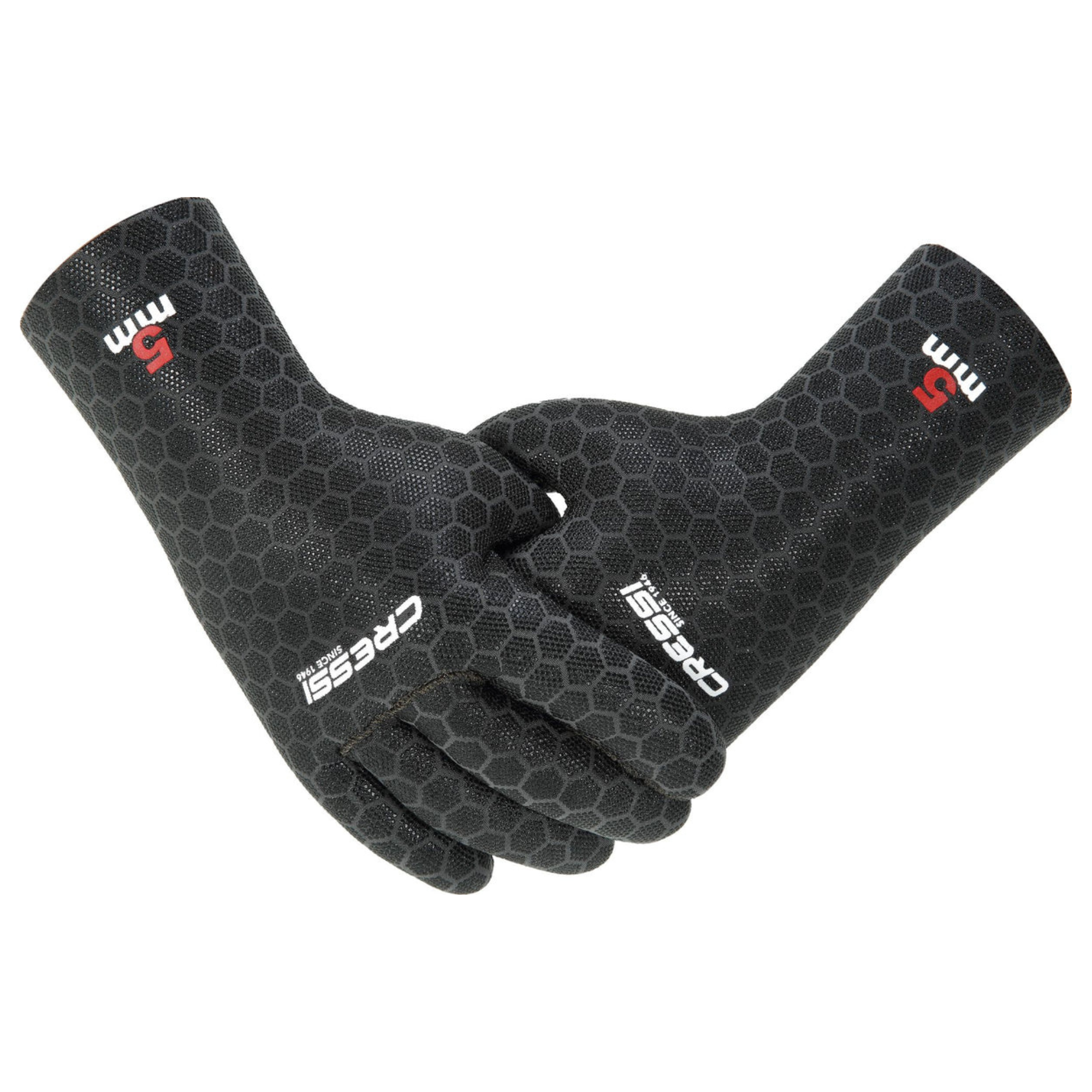Cressi High Stretch Neoprene Gloves 2.5mm - Warm & Flexible Scuba Diving, Snorkeling & Water Sports Gloves for Cold Water Protection