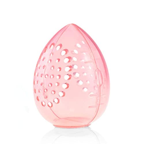 Transparent Egg-Shaped Makeup Sponge Holder - Cosmetic Puff Stand & Drying Storage Case (1pc) - Perfect for Organizing & Drying Beauty Blenders in Bathroom or Vanity