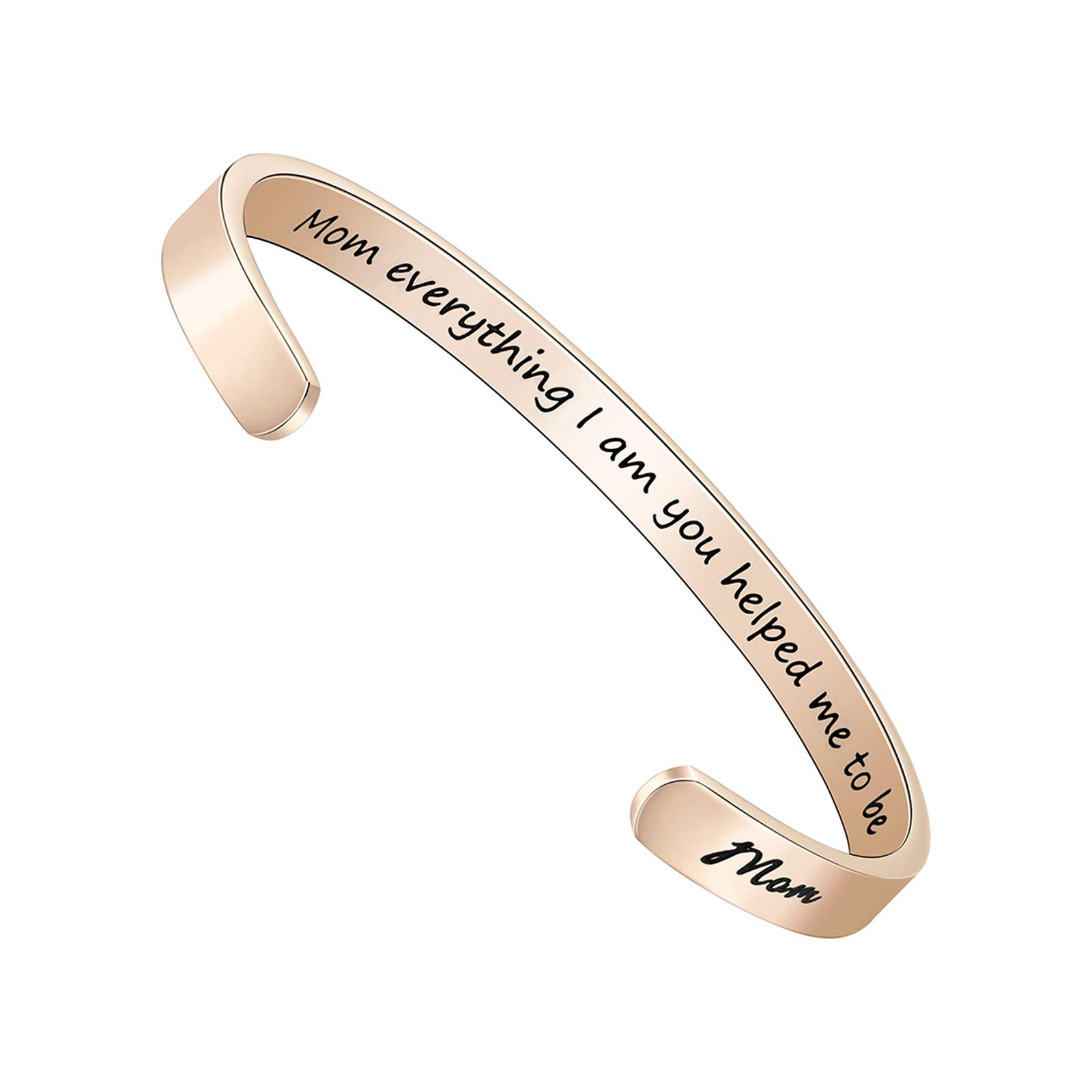 Inspirational Bracelets for Women with Hidden Messages - Motivational Mantra Cuff Bracelet for Birthday, Friendship, Couples & Mother's Day Gifts | Perfect for Teens, Friends & Loved Ones | Wear Daily for Positivity & Encouragement
