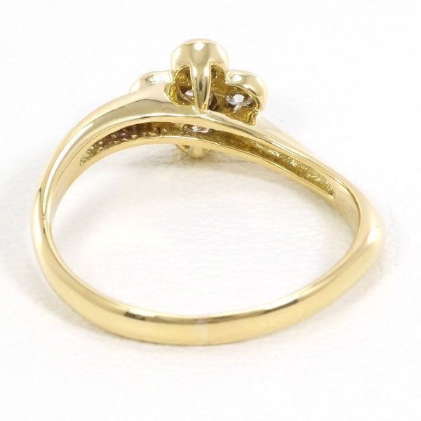 18K Yellow Gold Diamond Ring for Women - Elegant Solitaire Engagement & Wedding Band - Perfect for Proposals, Anniversaries & Special Occasions
