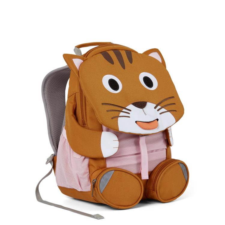 Affenzahn Large Friend Red Cat Plush Toy - Soft & Cuddly Stuffed Animal for Kids, Perfect for Playtime, Gifts, and Nursery Decor