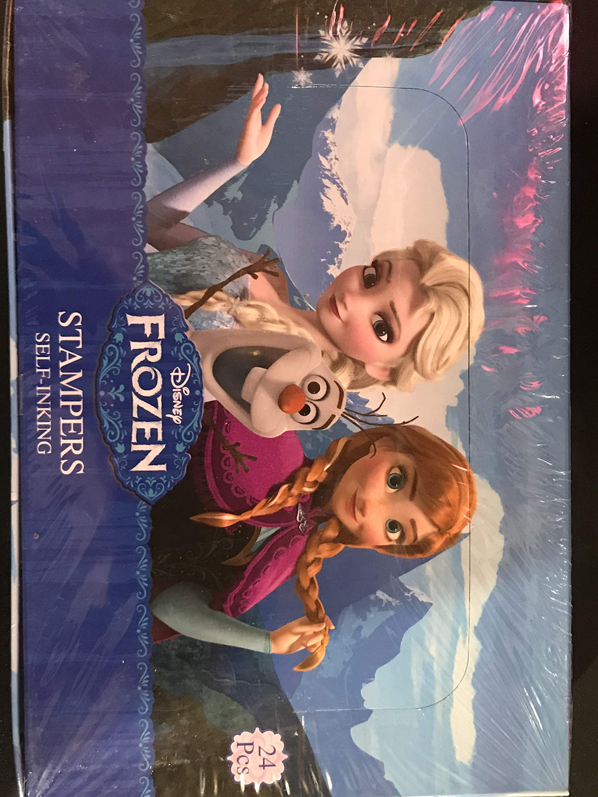 Frozen Self-Inking Stamps - 24pcs Party Favors for Kids Birthday