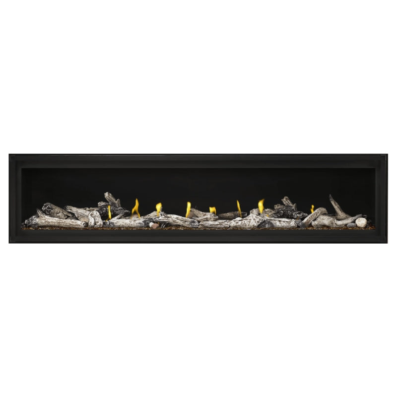Napoleon Luxuria 74 Linear Direct Vent Gas Fireplace - LVX74NX | Modern Home Heating Solution for Living Rooms & Patios