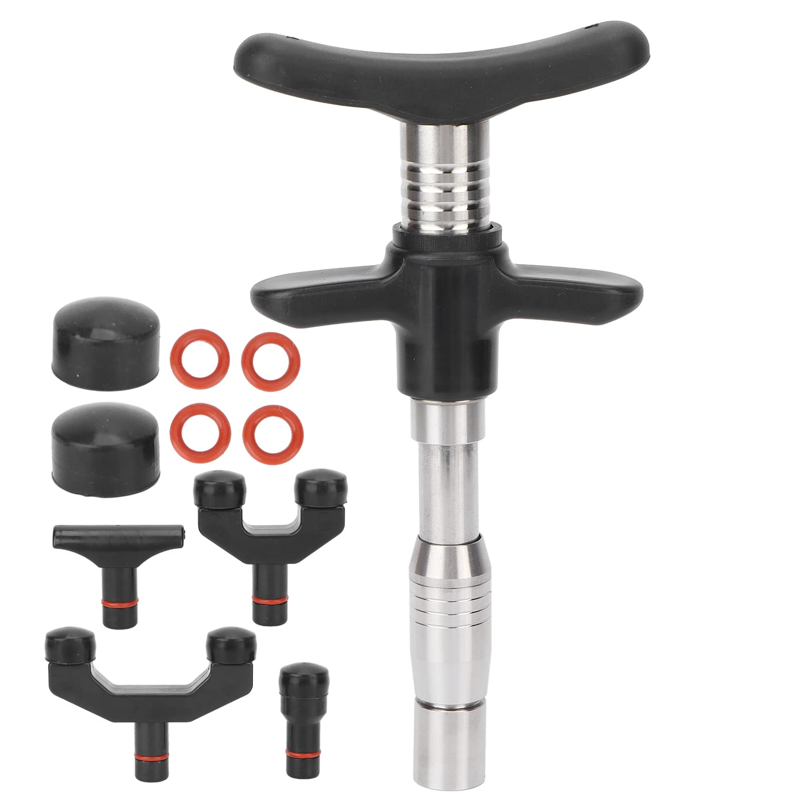 Chiropractic Adjusting Tool - Professional Manual Spine Adjuster with 4 Function Heads & Stable Force | Stainless Steel Healthcare Device for Back Pain Relief | Perfect for Chiropractors & Home Therapy