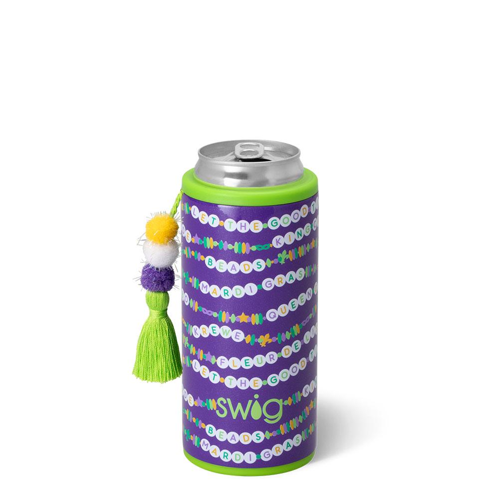 My Mardi Era Skinny Can Cooler 12oz - Insulated Slim Beer Sleeve for Cans, Keep Drinks Cold - Perfect for Parties, BBQs, and Outdoor Events