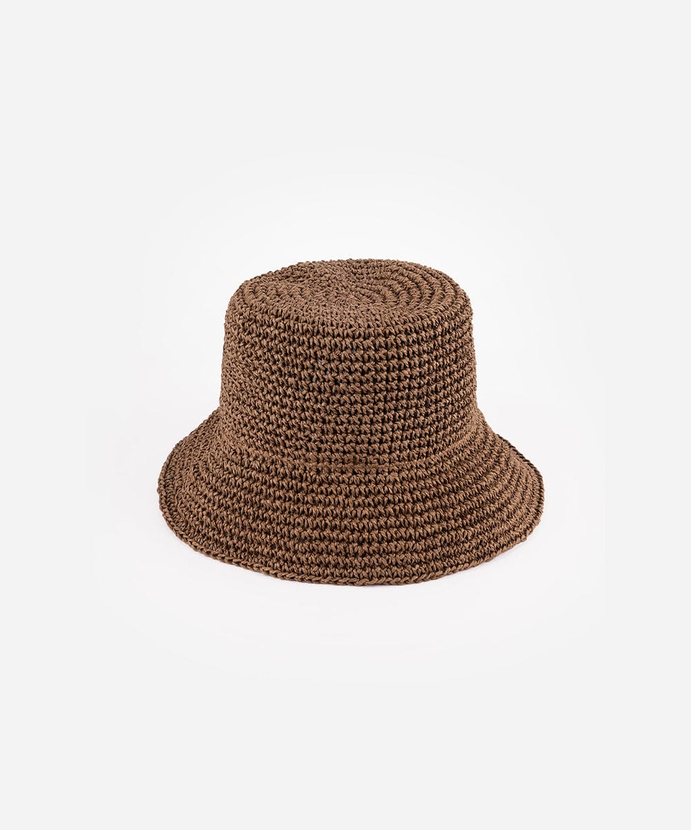 Crochet Packable Bucket Hat for Women - Breathable Summer Sun Hat with Wide Brim - Perfect for Beach, Travel, and Outdoor Activities