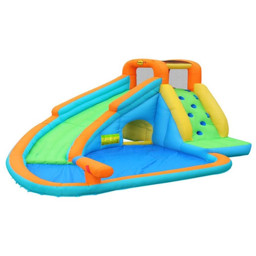 KidWise Splash Landing Waterslide with Water Cannon - Fun Outdoor Water Slide for Kids, Backyard Summer Play, Pool Party Games, and Family Water Activities