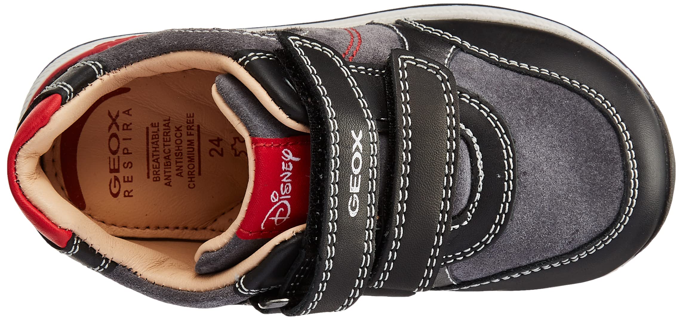 Geox Baby Boys First Walker Shoes - Breathable Low-Top Sneakers for Toddlers (12-24 Months) | Perfect for Indoor Play, Outdoor Walks & Early Steps