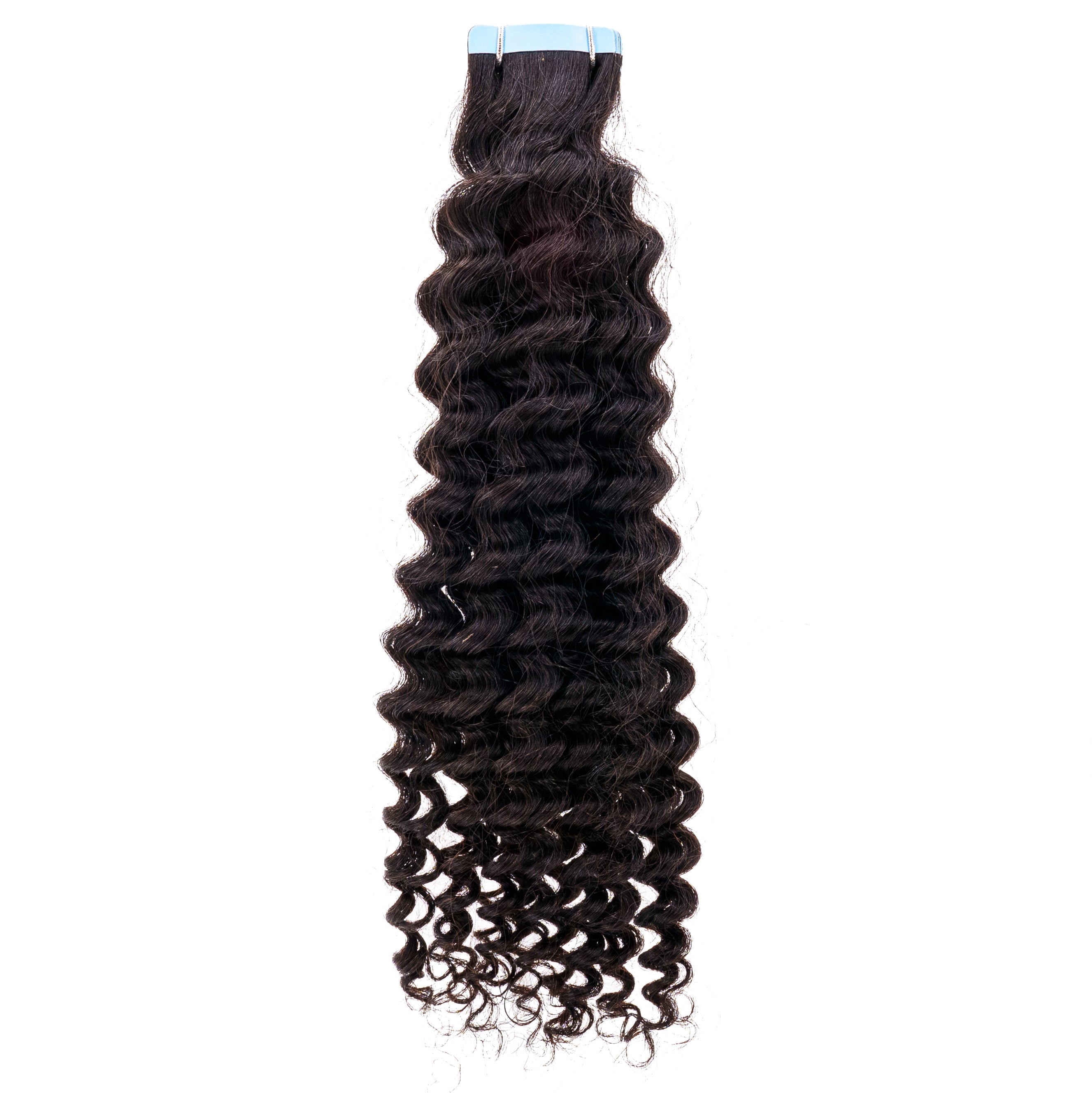 Kinky Curly 100% Human Hair Tape In Extensions | Natural Black Hair Extensions for Women | Perfect for Daily Wear, Parties & Special Occasions