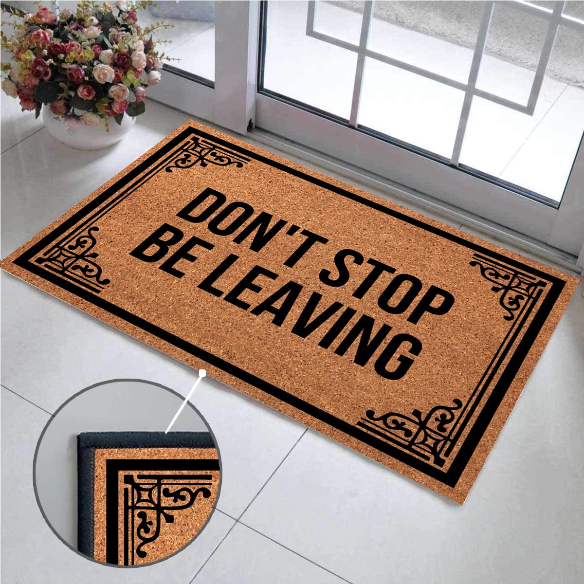 Non-Slip Welcome Mat for Front Door - 31.5