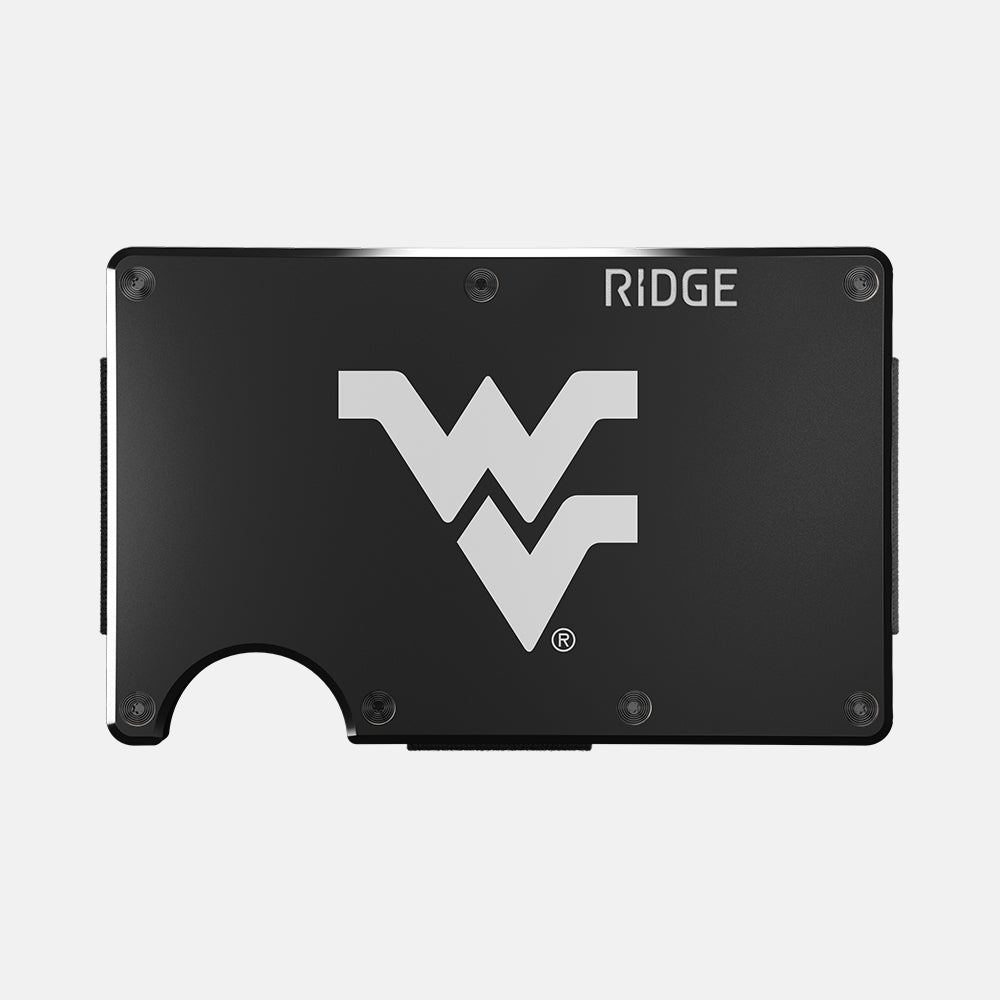 Ridge Wallet for Men - Slim RFID Blocking Front Pocket Wallet - West Virginia Mountaineers Design - Perfect for Everyday Carry & Travel Accessories