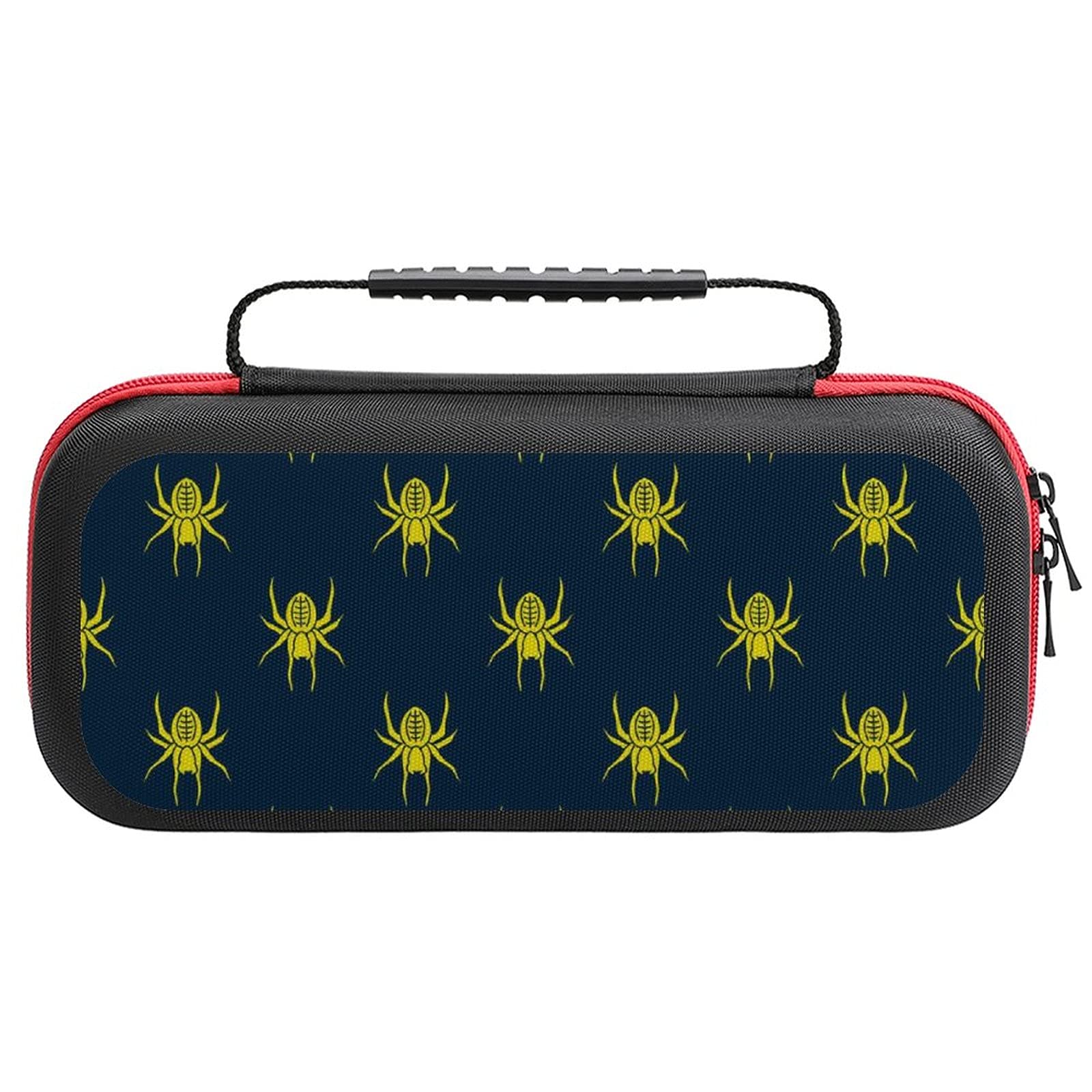 Halloween Themed Spider Printed Carrying Case for Nintendo Switch Lite - Protective Storage Bag for Travel & Accessories | Perfect for Gaming On-The-Go & Halloween Cosplay
