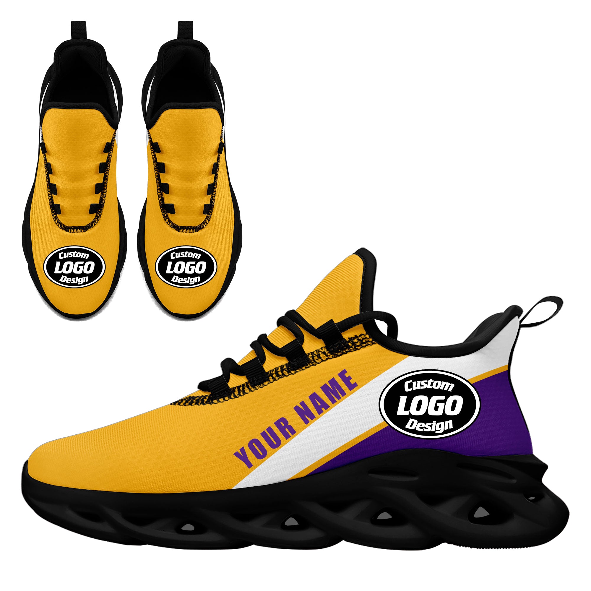 Custom MaxSoul Personalized Sneakers - Breathable Lightweight Running Shoes for Men & Women | Perfect for Jogging, Gym Workouts & Casual Wear