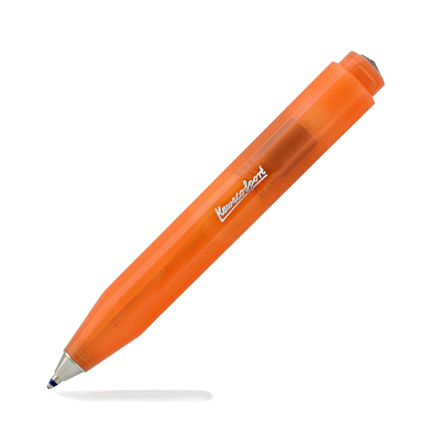 Kaweco Frosted Sport Ballpoint Pen - Soft Mandarin Orange | Premium Writing Instrument for Office, School & Travel | Smooth Ink Refillable Pen for Everyday Use