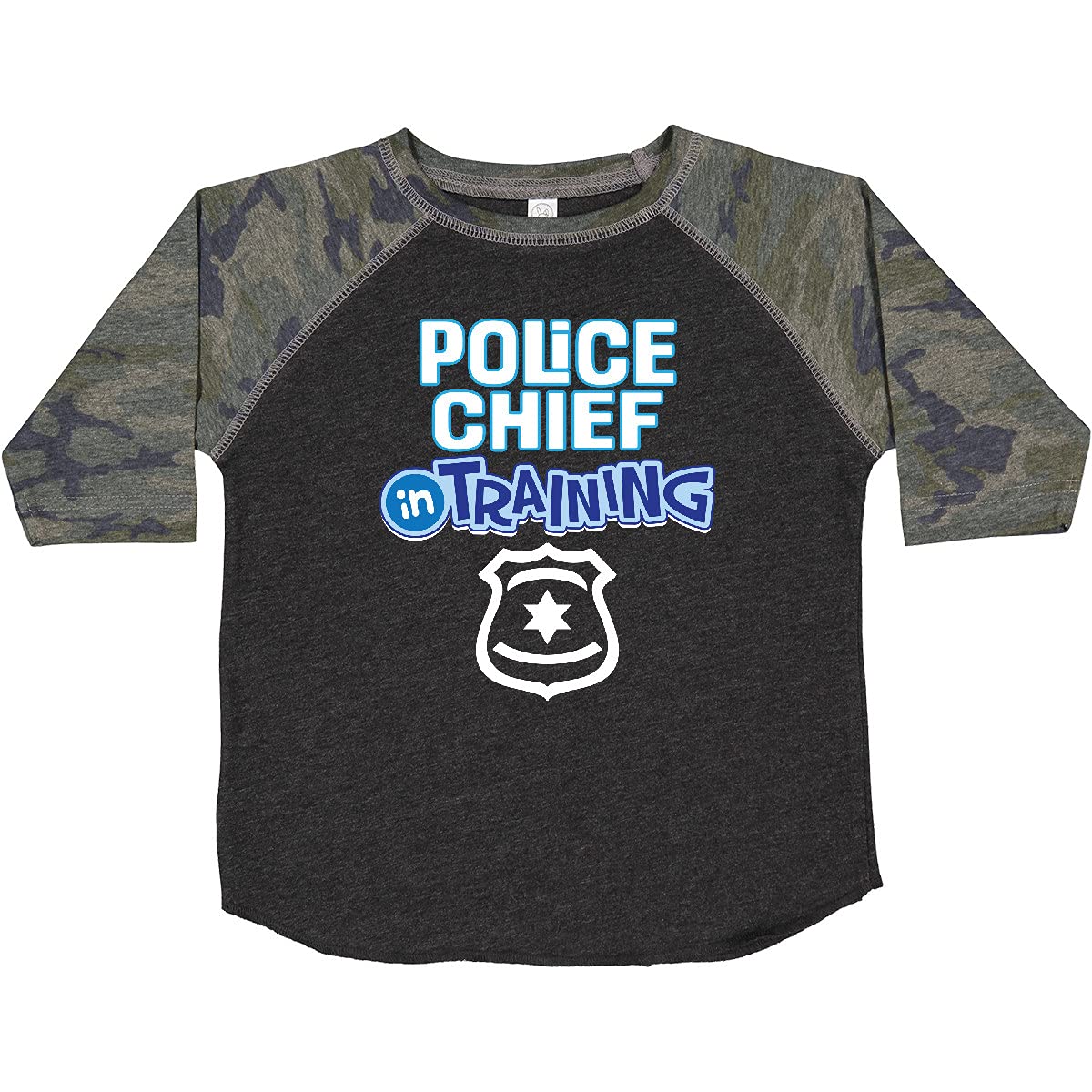 Inktastic Police Chief in Training Boys Toddler T-Shirt - Cute Law Enforcement Themed Tee for Kids, Perfect for Dress-Up, Role Play & Everyday Wear