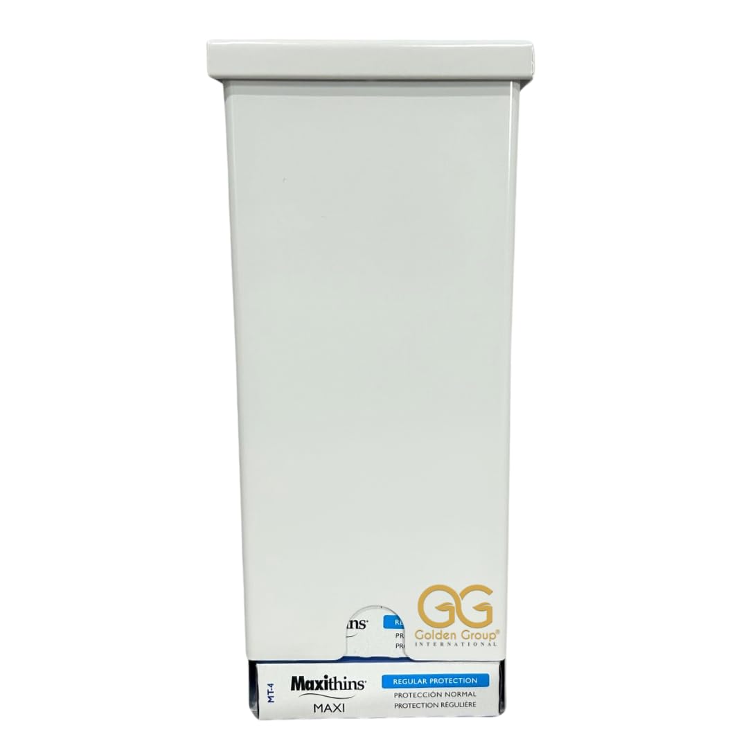 White Steel Single Channel Sanitary Napkin Dispenser - Commercial Restroom Hygiene Solution for Schools, Offices & Public Facilities