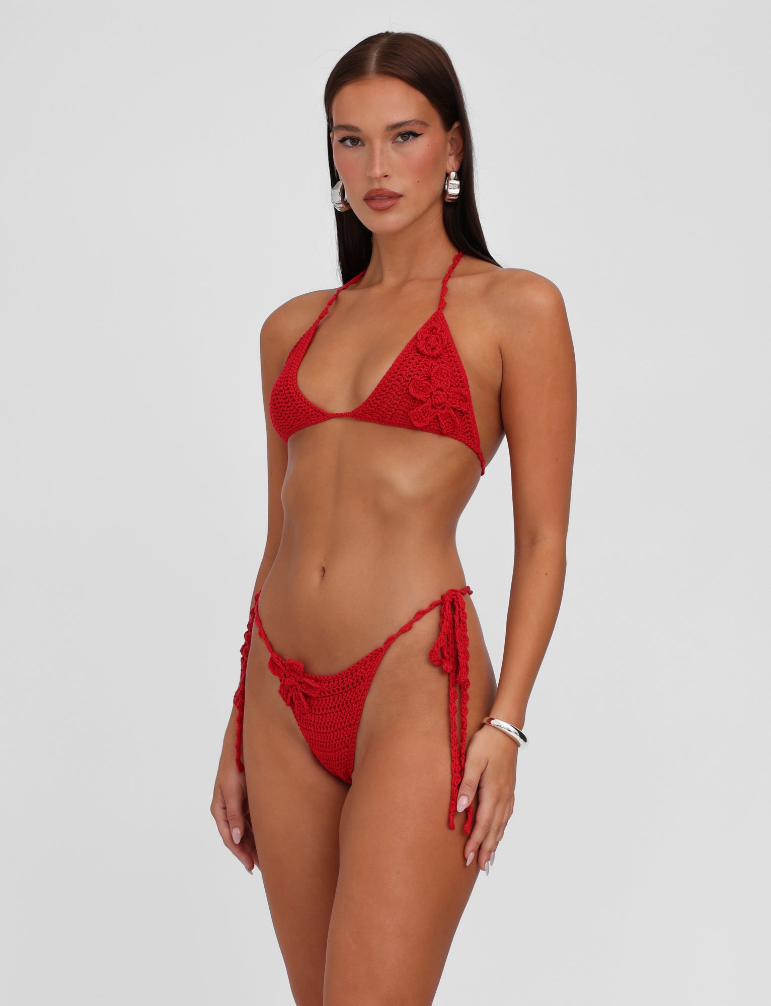 Meliora Bikini Bottom - Berry Red | High-Quality Swimwear for Women | Perfect for Beach, Pool & Summer Vacations