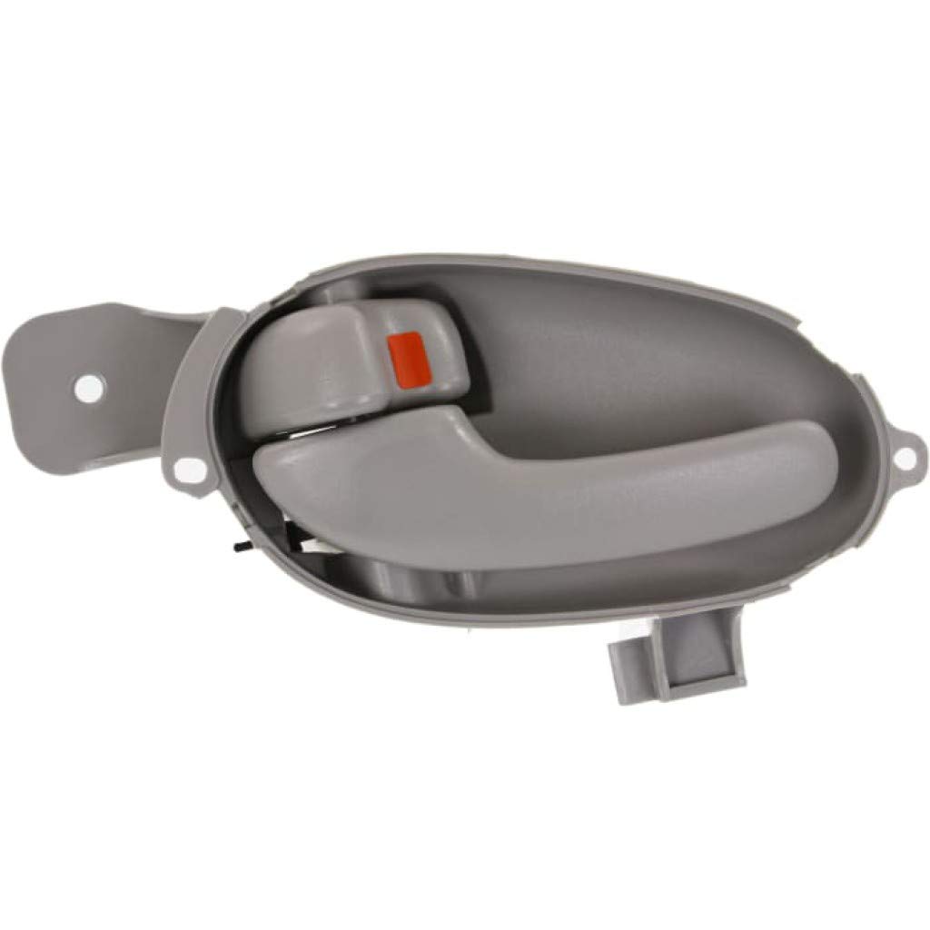 2004-2005 GMC Envoy XUV Front or Rear Interior Door Handle with Lock Button - Gray (Driver Side, SLT/SLE Trim) | Perfect Replacement for Worn Handles & Easy DIY Installation