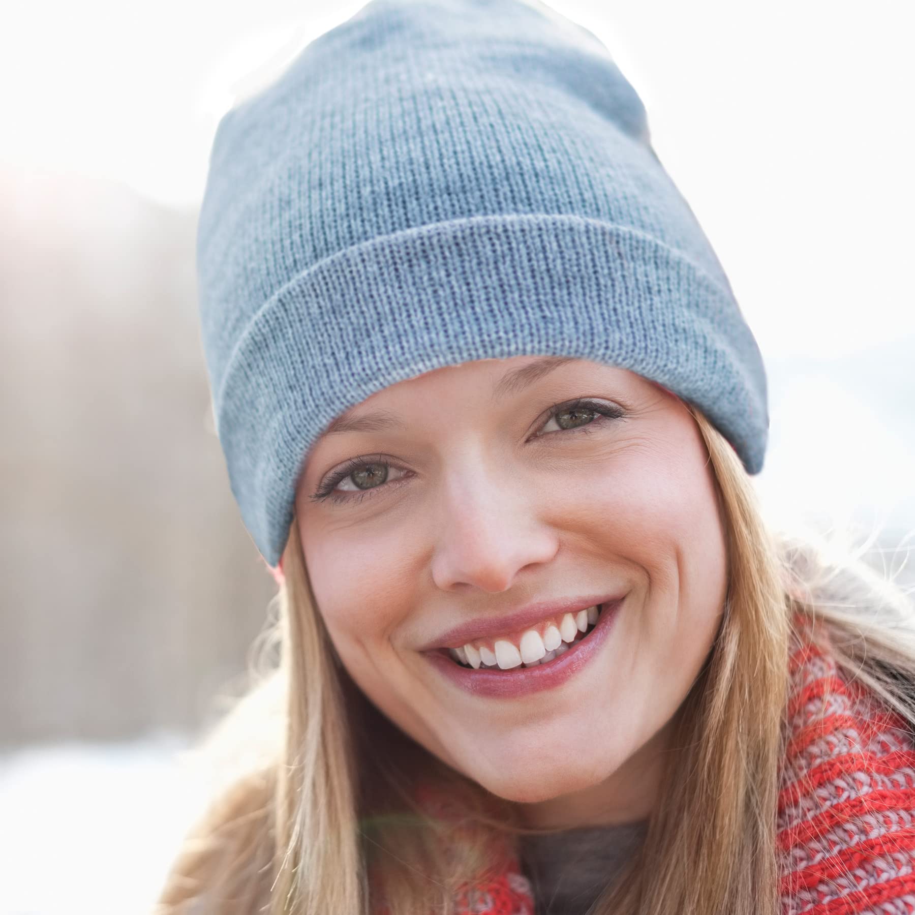 NPQQUAN Unisex Winter Knit Beanie Hats for Men & Women - Soft Warm Fleece Lined Skull Cap for Cold Weather, Outdoor Activities, Skiing, Snowboarding & Casual Wear