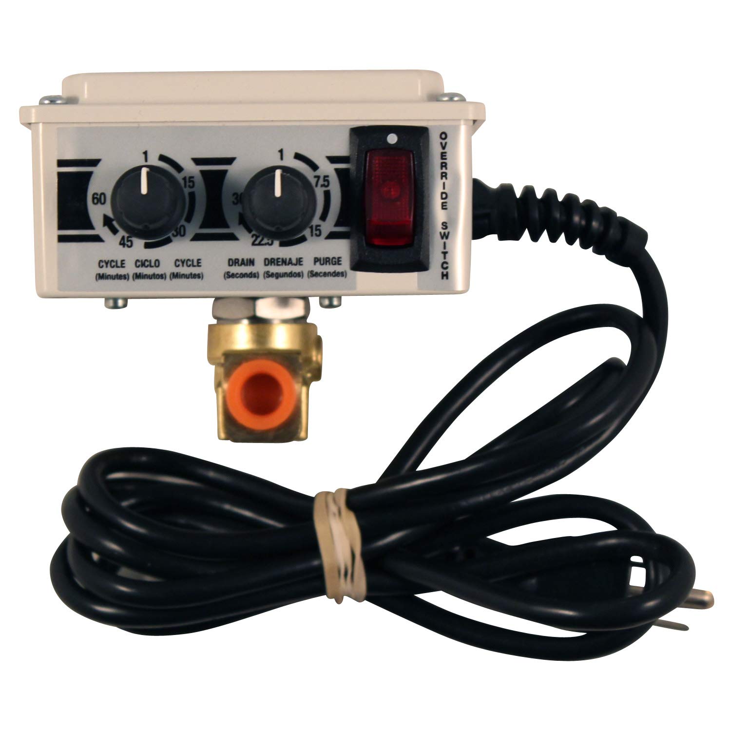 Milton 1139-3 Electronic Drain & Y Strainer - High Efficiency Filtration for Industrial & Plumbing Systems - Perfect for Water Treatment, HVAC, and Process Piping Applications