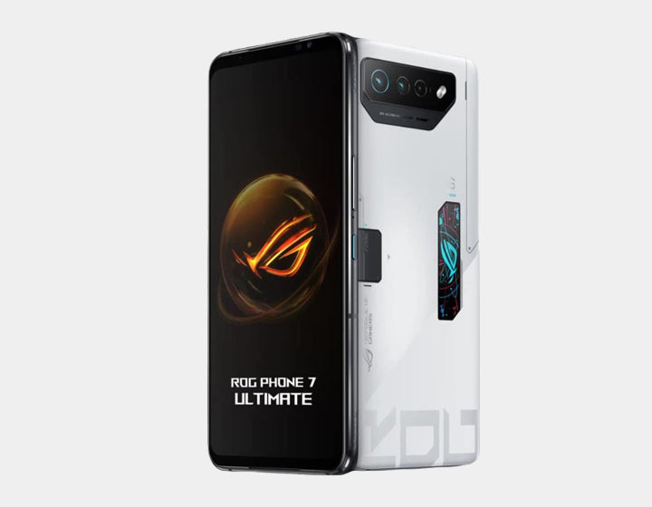ASUS ROG Phone 7 Ultimate 5G Gaming Smartphone - 512GB ROM 16GB RAM - Dual SIM GSM Unlocked (White) - High Performance Mobile for Streaming, Esports & VR Gaming