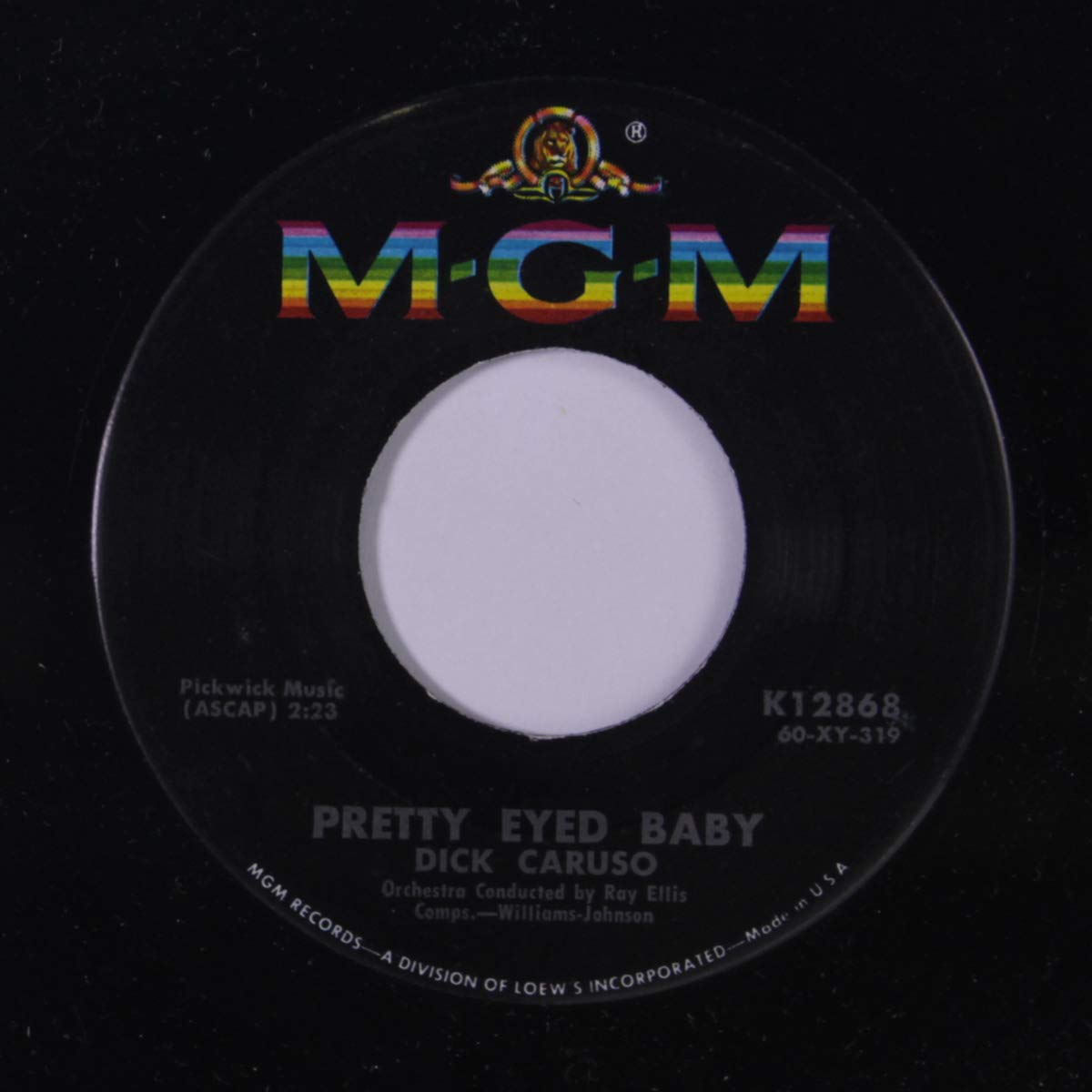 Vintage Pretty Eyed Baby / Lyin' Kisses 45 RPM Single Record - Classic 1960s Doo-Wop Music for Collectors & Vinyl Enthusiasts - Perfect for Nostalgic Listening & Retro Music Collections