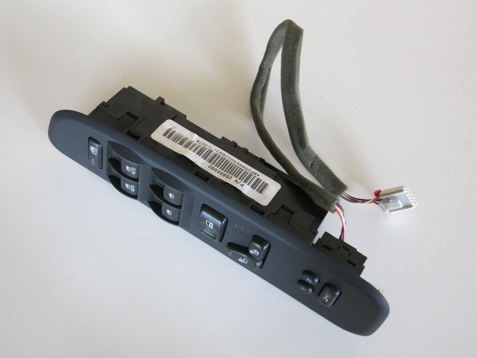 GM 25866992 Door Window Switch Panel - Replacement Power Window Control Switch for Chevy, GMC, Buick & Cadillac - Perfect for Driver Side Door Panel Repair & Car Interior Upgrade