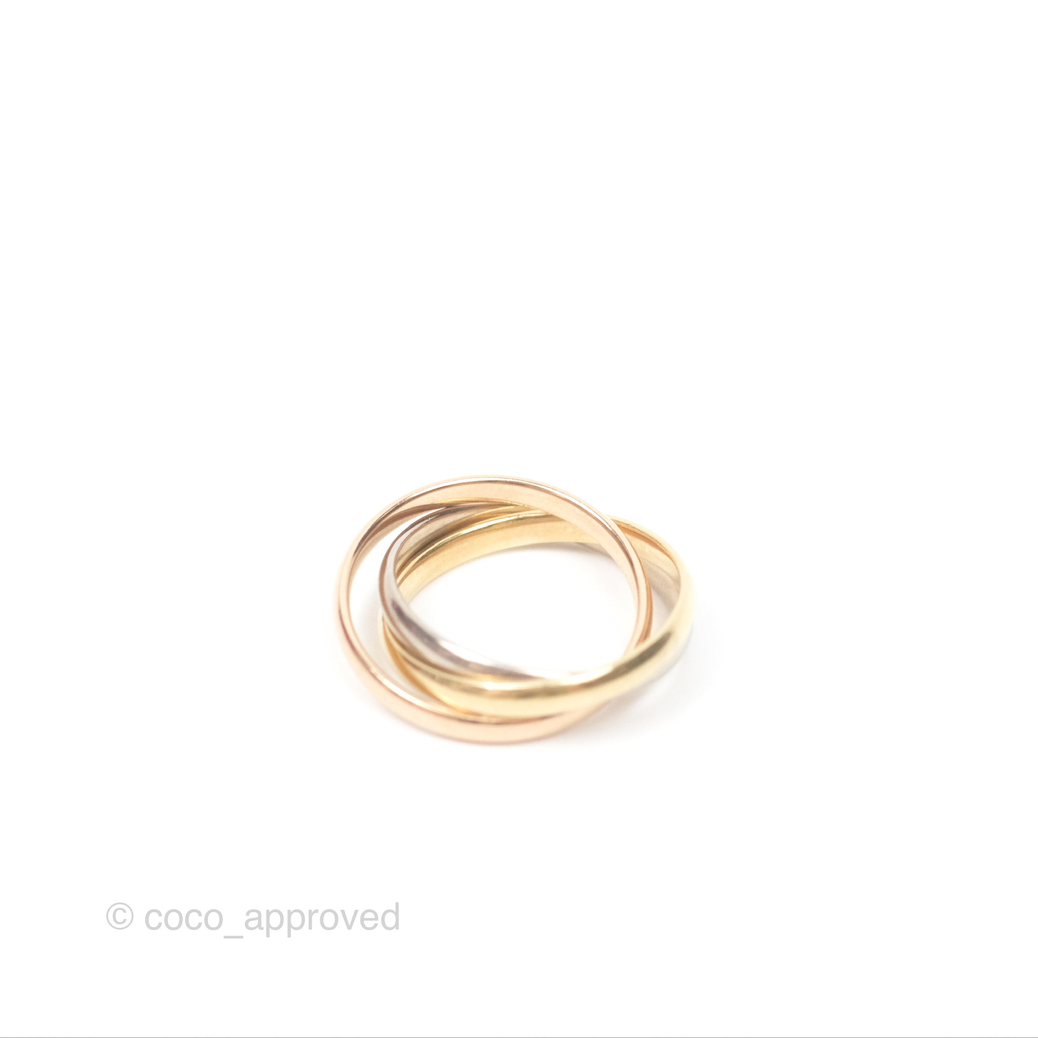 Cartier Trinity Ring in White Gold, Yellow Gold & Rose Gold - Luxury Stackable Rings for Women, Perfect for Engagements, Weddings & Everyday Elegance