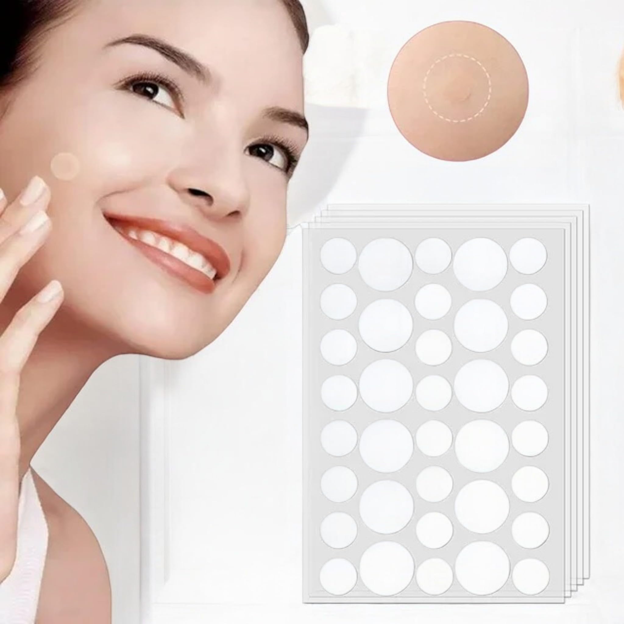 144 Acne Patches for Pimples & Blemishes - Hydrocolloid Spot Treatment for Face & Skin Care (2 Pack) - Fast Healing for Overnight & Daily Use
