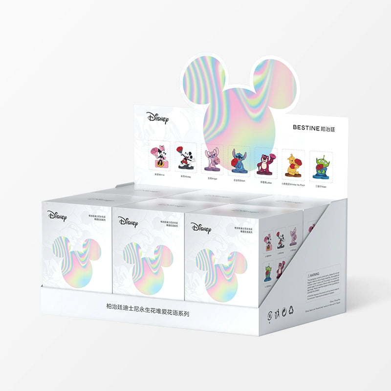 Disney Only Love Flower Series Blind Box Collectible Figures - Cute Surprise Toys for Kids & Adults, Perfect for Birthday Gifts, Party Favors, and Home Decor