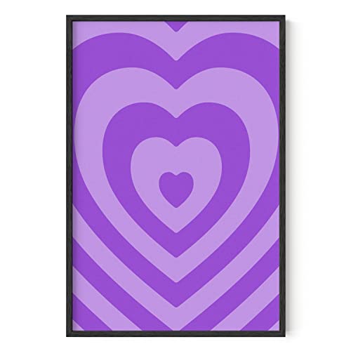 Purple Layered Heart