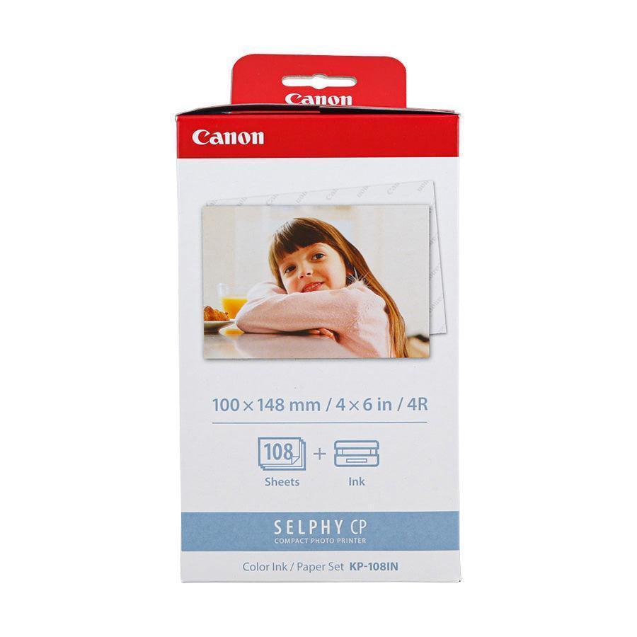 CANON KP 108IN Color Ink & Paper Set (4R) - High-Quality Photo Printing for Home, Office & Professional Photography | Compatible with Canon Printers